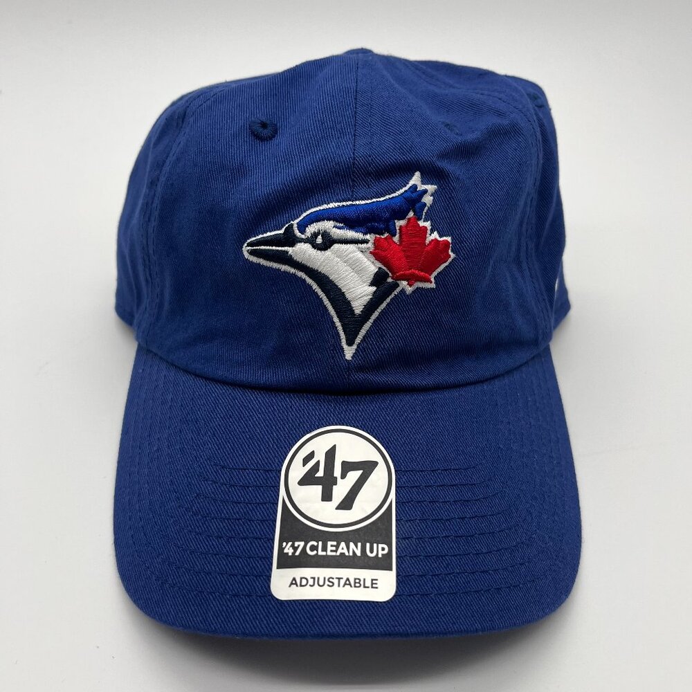 Toronto Blue Jays Hat Cap Strap Back Adult One Size Blue '47 MLB Baseball NWT